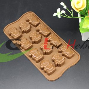 MOLDE SILICONA PARA CHOCOLATE - TEMA DE ROBOTS