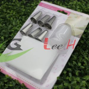 Home 85 CONJUNTO DE BOQUILLA 6PCS +MANGA DE SILICONA+ADAPTADOR