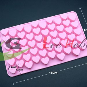 MOLDE SILICONA PARA CHOCOLATE-FORMA DE CORAZON