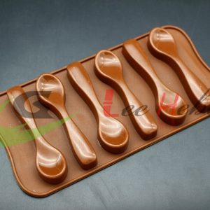 MOLDE SILICONA PARA CHOCOLATE - FORMA DE CUCHARAS