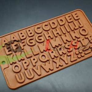 MOLDE SILICONA PARA CHOCOLATE - FORMA DE LETRA