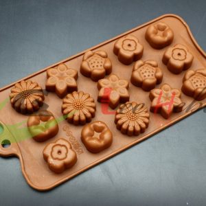 MOLDE SILICONA PARA CHOCOLATE – FORMAS DE FLORES