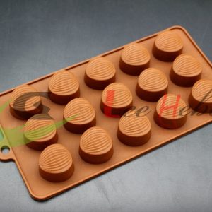 MOLDE SILICONA PARA CHOCOLATE – FORMA DE ALMENDRA