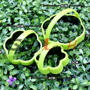 CORTADOR DE GALLETAS - FLOR 6PETALOS 3PCS