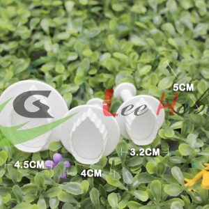 Cortador de Galletas - Hoja Tropical 3pcs.