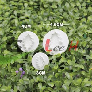 Cortador de Galletas - Hoja Muérdago 3pcs.