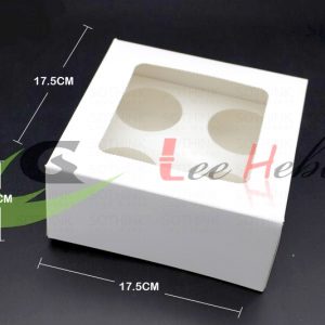 Home 100 CAJA PARA 4 CUPCAKE (Pack x 6 unidades )