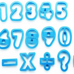 CORTADOR DE NUMEROS 16pcs - Imagen 2