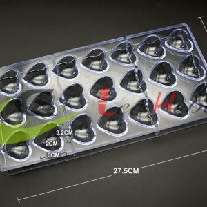 acrílico de corazón