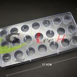 molde acrílico chocolate