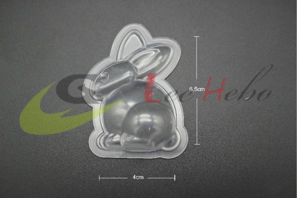 Molde Acrílico para Chocolate x2-PASCUA 2 cort16