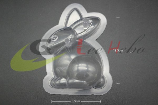 Molde Acrílico para Chocolate x2-PASCUA 1 cort17