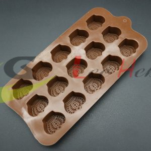 MOLDE SILICONA PARA CHOCOLATE – FORMA DE CORONA - Imagen 2