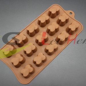 MOLDE SILICONA PARA CHOCOLATE – FORMA DE CORAZÓN DOBLE AMOR 2 MOLDE SILICONA PARA CHOCOLATE – FORMA DE CORAZÓN DOBLE AMOR - Imagen 1