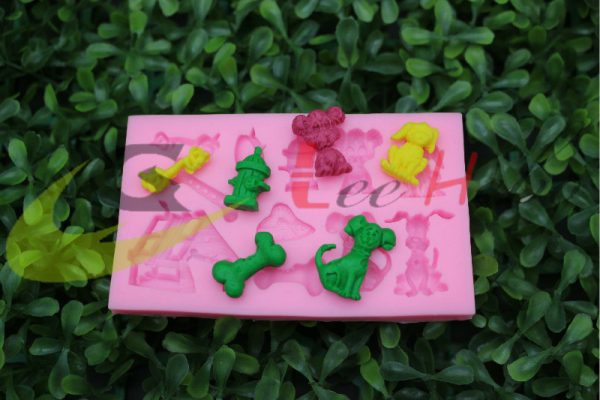 MOLDE PARA FONDANT -FORMA DE CACHORRO 1 M10 2