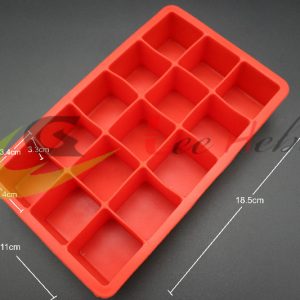 MOLDE SILICONA PARA CHOCOLATE-FORMA DE CUADRADO