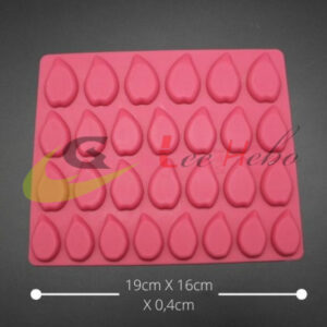 MOLDE SILICONA PARA CHOCOLATE-FORMA DE HOJA