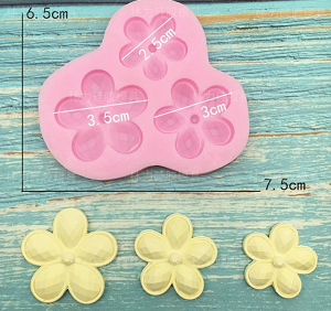 MOLDE PARA FONDANT -CREAR DIFERENTES FLORES