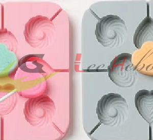 MOLDE SILICONA PARA CHOCOLATE-FORMA DE CORAZÓN REDONDO