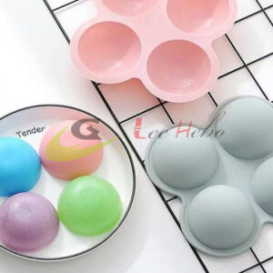 MOLDE SILICONA PARA CHOCOLATE-FORMA DE SEMICIRCULAR