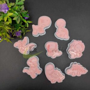 Cortador de Galletas - Dinosaurios 8pcs - Imagen 2