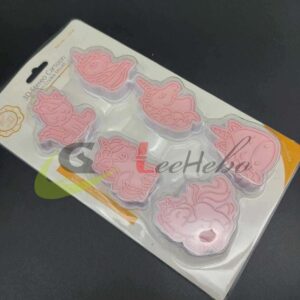 Cortador de Galletas - Unicornio 6pcs - Imagen 1