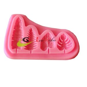 MOLDE PARA FONDANT-HACER CUATRO HOJAS DIFERENTE