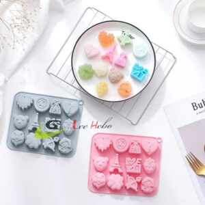 MOLDE SILICONA PARA CHOCOLATE-TEMÁTICA DEL DÍA DE SAN VALENTÍN