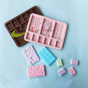 MOLDE SILICONA P/CHOCOLATE -VARIOS PATRONES