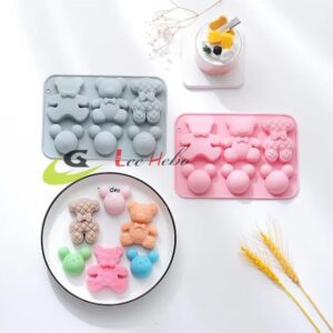 MOLDE SILICONA PARA CHOCOLATE-FORMA DE OSO