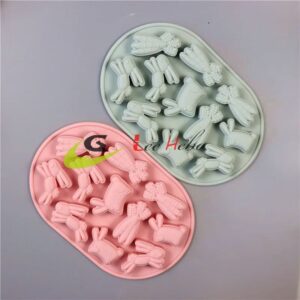 MOLDE SILICONA PARA CHOCOLATE-FORMA DE CONEJITO DE PASCUA