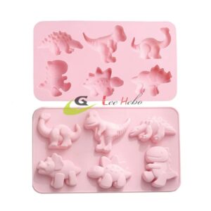 MOLDE SILICONA PARA CHOCOLATE-FORMA DE DINOSAURIO