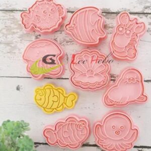 Cortador de Galletas - Figuras del Mar 8pcs.