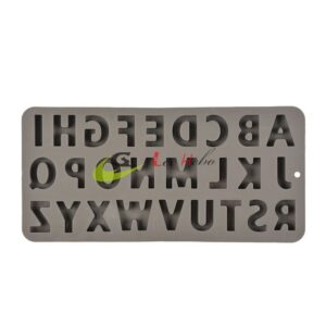 MOLDE SILICONA PARA CHOCOLATE-FORMA DE LETRAS MAYÚSCULAS 6 MOLDE SILICONA PARA CHOCOLATE-FORMA DE LETRAS MAYÚSCULAS - Imagen 3