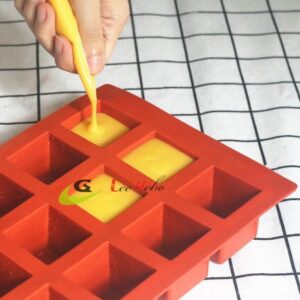 MOLDE SILICONA PARA CHOCOLATE-FORMA DE CUADRADO - Imagen 3