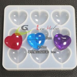 MOLDE PARA RESINA CORAZÓN DJ-450