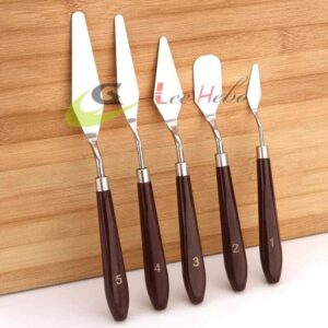 JUEGO ESPÁTULA DE ACERO SET 5PCS