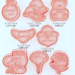 Cortador de Galletas - Stamp San Valentin - Imagen 2