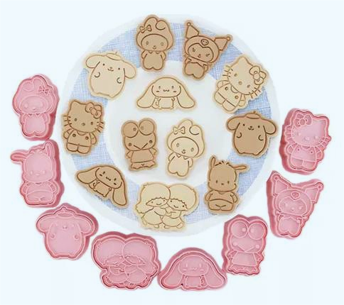 Cortador de Galletas - Hello Kitty y sus Amigos 2 D NQ NP 895515 MLM75639697434 042024 O