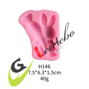 MOLDE PARA FONDANT-PASCUA -CONEJO ZANAHORIA