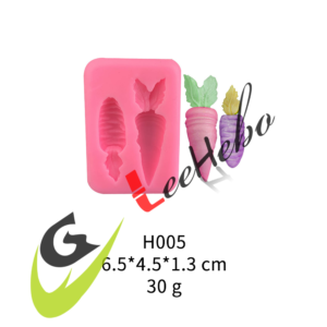 MOLDE PARA FONDANT-PASCUA- FORMA DE ZANAHORIA