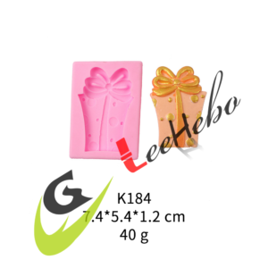 MOLDE PARA FONDANT-FORMA DE CAJA DE REGALO