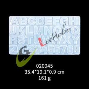 MOLDE P/RESINA LETRAS 020045- NÚMEROS Y LETRAS MAYÚSCULAS