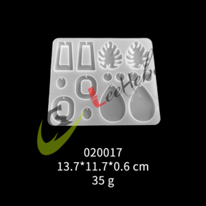 MOLDE SILICONA P/RESINA 020017-PENDIENTES DE GOTA