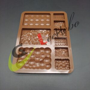 MOLDE SILICONA P/CHOCOLATE -VARIOS PATRONES - Imagen 2