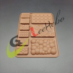 MOLDE SILICONA P/CHOCOLATE -VARIOS PATRONES - Imagen 1