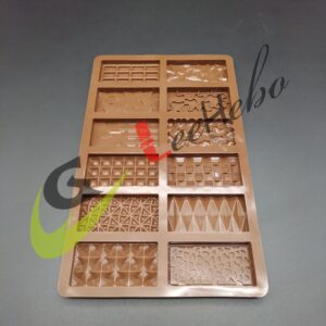 MOLDE SILICONA P/CHOCOLATE-VARIOS PATRONES - Imagen 2