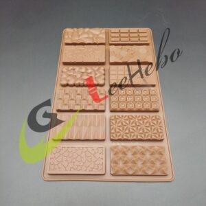 MOLDE SILICONA P/CHOCOLATE-VARIOS PATRONES - Imagen 1