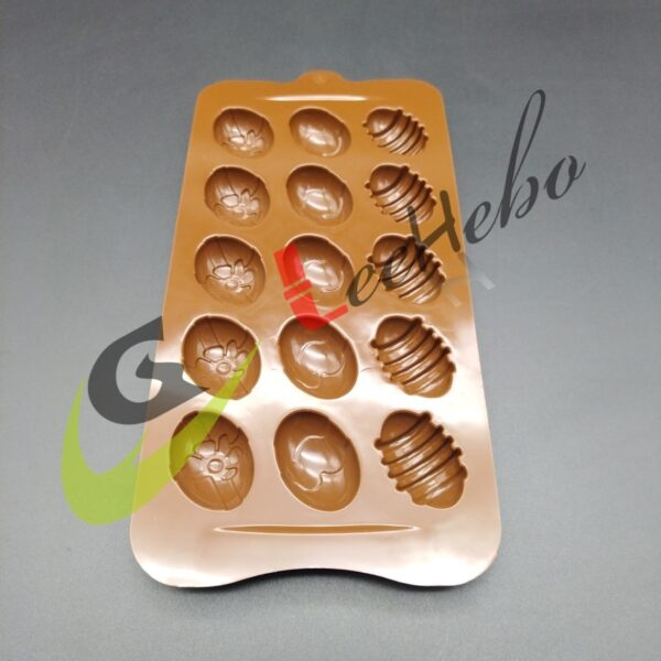 MOLDE SILICONA P/CHOCOLATE -PASCUA HUEVO 1 52416 1