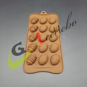 MOLDE SILICONA P/CHOCOLATE -PASCUA HUEVO 2 MOLDE SILICONA P/CHOCOLATE -PASCUA HUEVO - Imagen 1